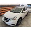 Image 4 : PARKSVILLE - 2016 NISSAN MURANO WHITE 199818 KMS - D135317