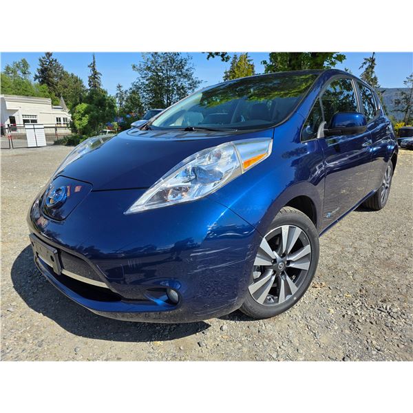 DUNCAN - 2016 NISSAN LEAF BLUE 112604 KMS - J309696