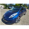 Image 2 : DUNCAN - 2016 NISSAN LEAF BLUE 112604 KMS - J309696