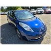Image 6 : DUNCAN - 2016 NISSAN LEAF BLUE 112604 KMS - J309696