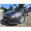 Image 1 : DUNCAN - 2011 CHEVROLET CRUZE GREY 184568 KMS - J224354