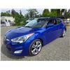 Image 3 : DUNCAN - 2012 HYUNDAI VELOSTER BLUE  194610 KMS - D042784