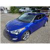Image 4 : DUNCAN - 2012 HYUNDAI VELOSTER BLUE  194610 KMS - D042784