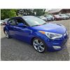 Image 9 : DUNCAN - 2012 HYUNDAI VELOSTER BLUE  194610 KMS - D042784