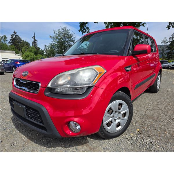 DUNCAN - 2012 KIA SOUL RED 213016 KMS - J353246B
