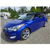 Image 3 : DUNCAN - 2012 HYUNDAI VELOSTER BLUE  194610 KMS - D042784