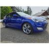 Image 8 : DUNCAN - 2012 HYUNDAI VELOSTER BLUE  194610 KMS - D042784