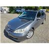Image 2 : DUNCAN - 2005 HONDA CIVIC GREY 333568 KMS - D047817