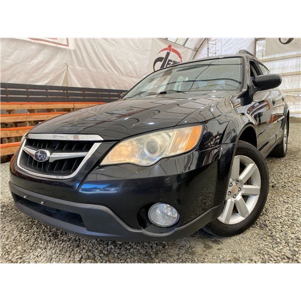 PARKSVILLE - 2009 SUBARU OUTBACK BLACK 246027 KMS - D341381
