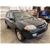 Image 9 : PARKSVILLE - 2001 ACURA MDX GREEN 190963 KMS - D530489