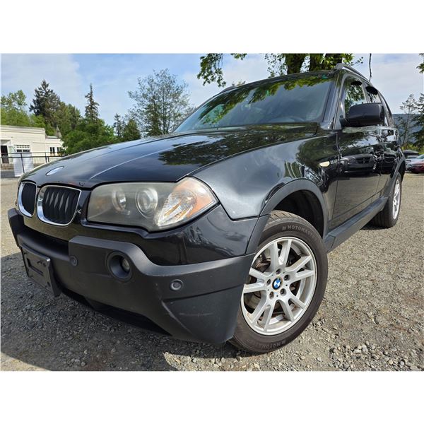 DUNCAN - 2005 BMW X3 BLACK 248398 KMS - PC45144
