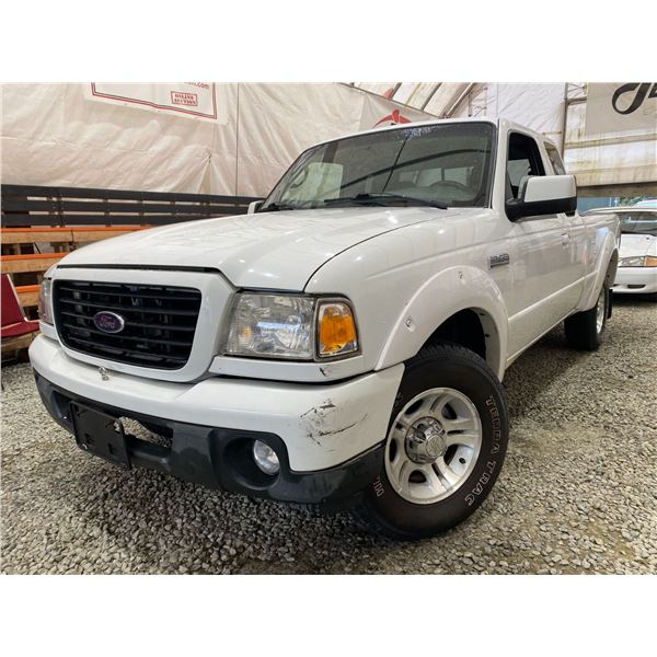 PARKSVILLE - 2008 FORD RANGER WHITE 165455 KMS - DA55308