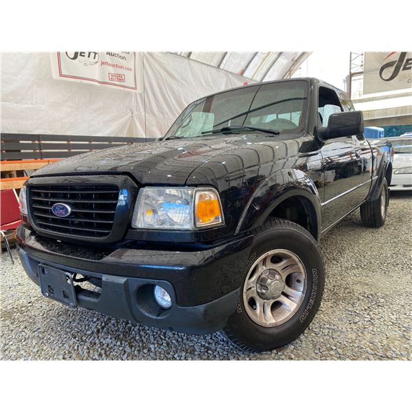 PARKSVILLE - 2008 FORD RANGER BLACK 235291 KMS - DA55382