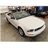 Image 10 : PARKSVILLE - 2007 FORD MUSTANG WHITE 174805 KMS - D267925A