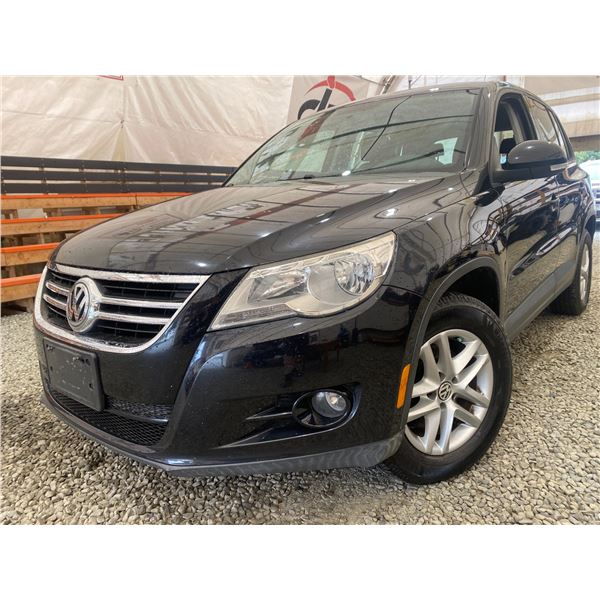 PARKSVILLE - 2009 VOLKSWAGEN TIGUAN BLACK 223600 KMS - B539194