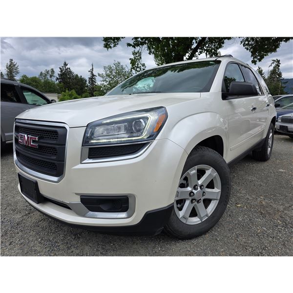 DUNCAN - 2015 GMC ACADIA WHITE  239719 KMS - D229530