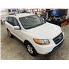 Image 10 : PARKSVILLE - 2009 HYUNDAI SANTA FE WHITE 215503 KMS - D313601A