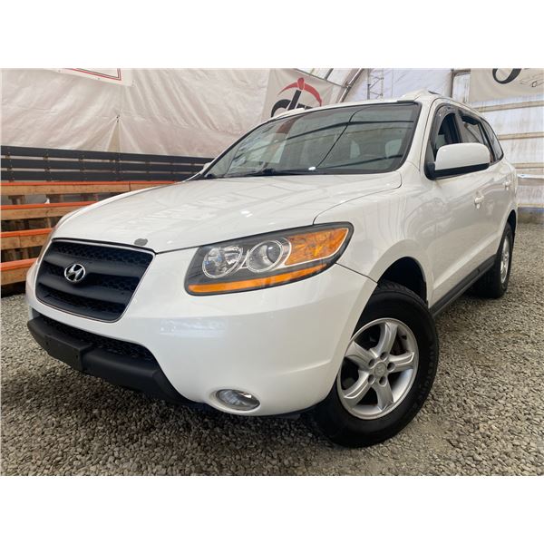 PARKSVILLE - 2009 HYUNDAI SANTA FE WHITE 215503 KMS - D313601A