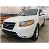 Image 2 : PARKSVILLE - 2009 HYUNDAI SANTA FE WHITE 215503 KMS - D313601A