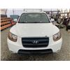 Image 6 : PARKSVILLE - 2009 HYUNDAI SANTA FE WHITE 215503 KMS - D313601A