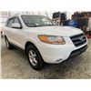 Image 8 : PARKSVILLE - 2009 HYUNDAI SANTA FE WHITE 215503 KMS - D313601A