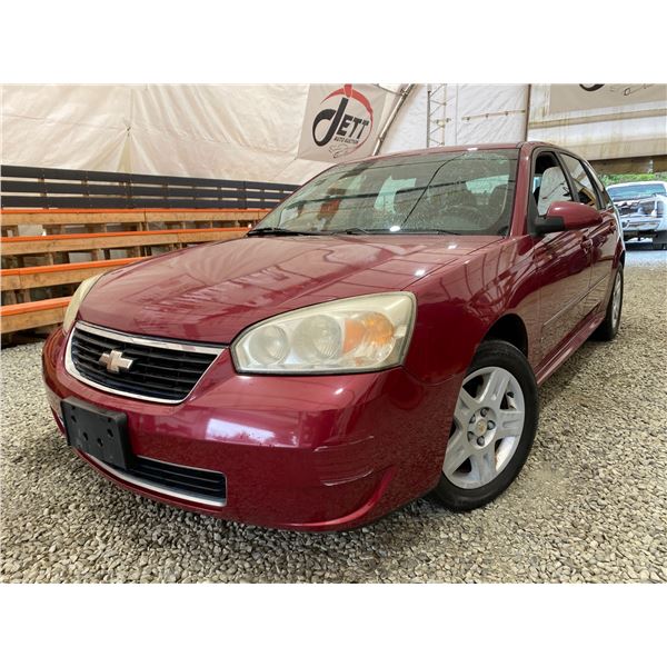 PARKSVILLE - 2006 CHEVROLET MALIBU RED 239460 KMS - D143303A
