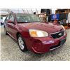 Image 8 : PARKSVILLE - 2006 CHEVROLET MALIBU RED 239460 KMS - D143303A