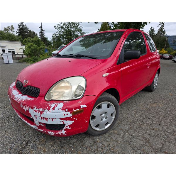 DUNCAN - 2005 TOYOTA ECHO RED 311383 KMS - D077375