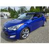 Image 3 : DUNCAN - 2012 HYUNDAI VELOSTER BLUE  194610 KMS - D042784