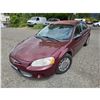 Image 2 : DUNCAN - 2001 CHRYSLER SEBRING RED 110318 KMS - D700676