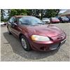 Image 5 : DUNCAN - 2001 CHRYSLER SEBRING RED 110318 KMS - D700676