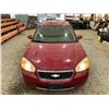 Image 7 : PARKSVILLE - 2006 CHEVROLET MALIBU RED 239460 KMS - D143303A