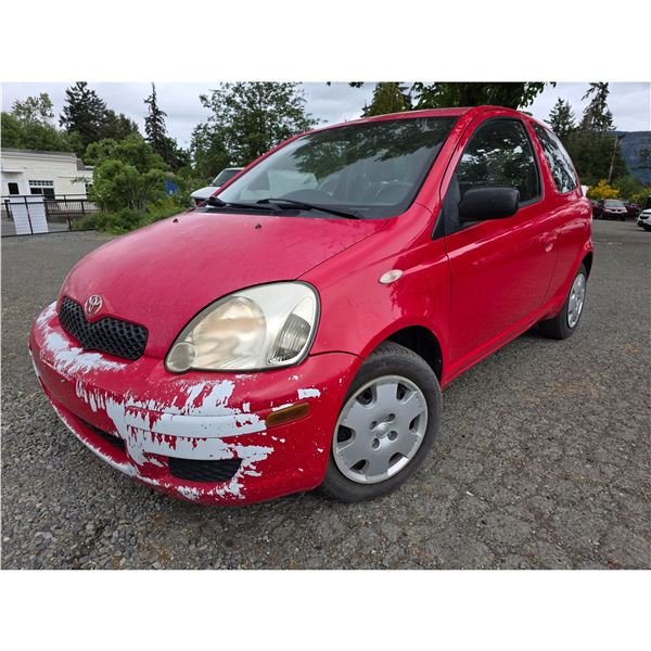 DUNCAN - 2005 TOYOTA ECHO RED 311383 KMS - D077375