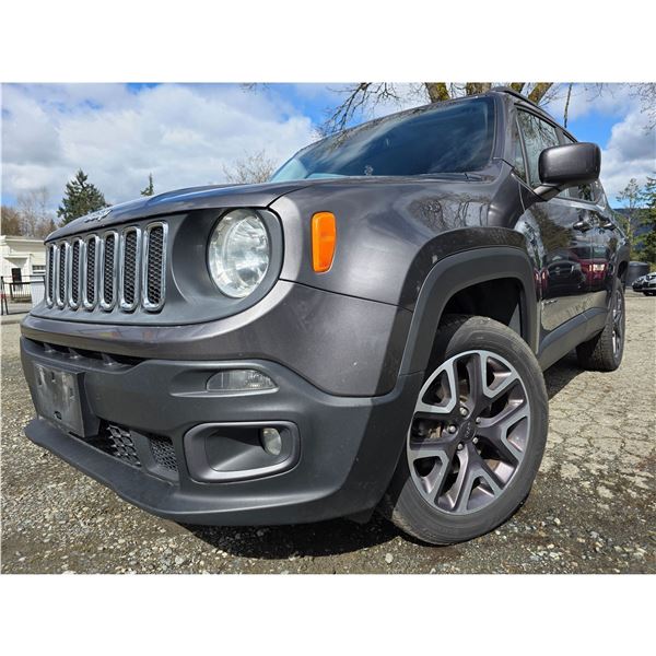 DUNCAN - 2016 JEEP RENEGADE GREY 194522 KMS - DC65678