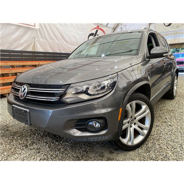 PARKSVILLE - 2012 VOLKSWAGEN TIGUAN GRAY 113326 KMS - D092435