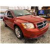 Image 8 : PARKSVILLE - 2007 DODGE CALIBER ORANGE TMU "NO RESERVE" - P551070