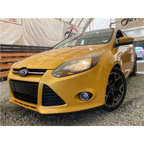PARKSVILLE - 2012 FORD FOCUS YELLOW 236083 KMS - D116200