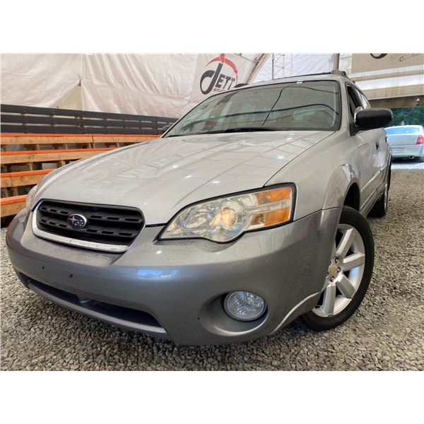 PARKSVILLE - 2006 SUBARU OUTBACK SILVER 184241 MILES - B336097