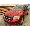 Image 3 : PARKSVILLE - 2007 DODGE CALIBER RED 209004 KMS - B300469