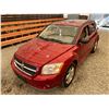 Image 4 : PARKSVILLE - 2007 DODGE CALIBER RED 209004 KMS - B300469