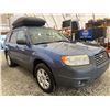 Image 8 : PARKSVILLE - 2007 SUBARU FORESTER BLUE 254912 KMS - P725790