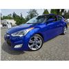 Image 1 : DUNCAN - 2012 HYUNDAI VELOSTER BLUE  194610 KMS - D042784