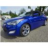 Image 2 : DUNCAN - 2012 HYUNDAI VELOSTER BLUE  194610 KMS - D042784