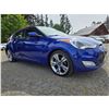 Image 8 : DUNCAN - 2012 HYUNDAI VELOSTER BLUE  194610 KMS - D042784