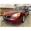 Image 2 : PARKSVILLE - 2006 CHEVROLET MALIBU RED 239460 KMS - D143303A
