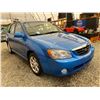 Image 8 : PARKSVILLE - 2005 KIA SPECTRA BLUE 291072 KMS - D107646