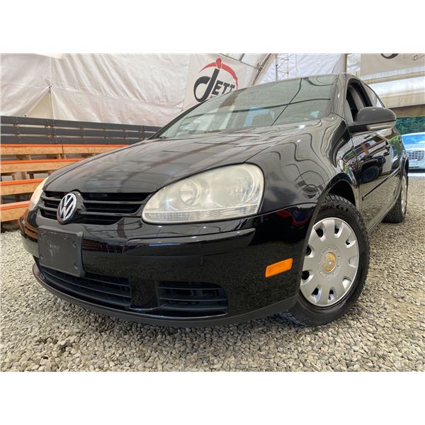 PARKSVILLE - 2007 VOLKSWAGEN RABBIT BLACK 155312 KMS - D073675