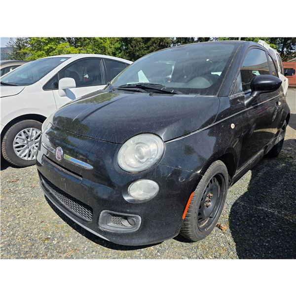DUNCAN - 2012 FIAT 500 BLACK  170728 KMS - D111065