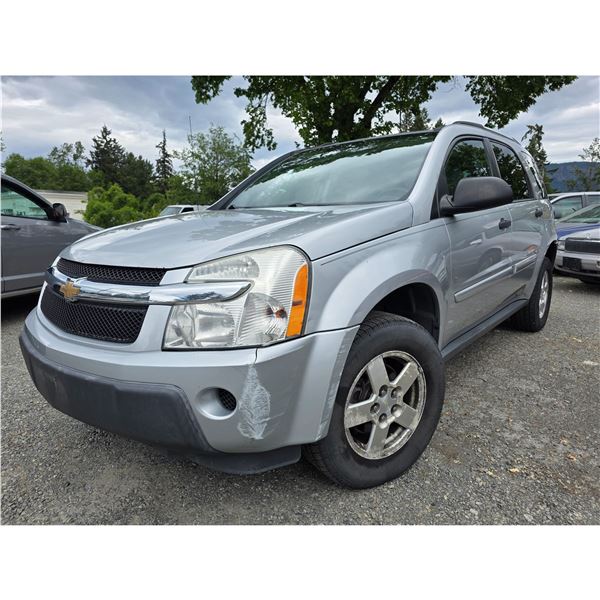 DUNCAN - 2006 CHEVROLET EQUINOX SILVER  243406 KMS - B031702
