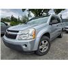 Image 1 : DUNCAN - 2006 CHEVROLET EQUINOX SILVER  243406 KMS - B031702